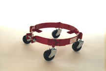 Pail dolly band type for pails through 7 gallons