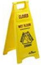 Closed Wet Floor Sign 26 inches High 119C 2 sides 12 inches x 26 inches High