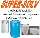 Supersolv food plant cleaner degreaser heavy duty  4 gallon case