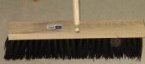 STREET BROOM BLACK PLASTIC 16 inches wide with 5 inches bristles. without handle BC60. 1316sl blk