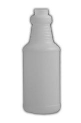 24 ounce bottle size natural color polyethylene. 28mm threaded neck finish