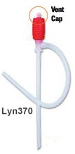 Plastic siphon pump used for pails  gallons other small containers.  370