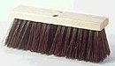 Street Broom Steel Wire Bristles 16 inches wide  Trim Length is 3.75 inches.  Uses tapered handle.   3916