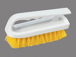 Color coded Iron Handle Hand Scrub Brush 6 inch or Bake Pan Lip Brush