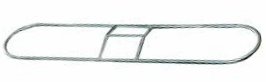 Dust Mop frame 5 inches X 24 inches metal quick change type No. 5124F