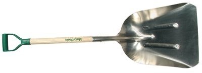 Aluminum Scoop Shovel with D Grip Handle. Blade size No. 12 Item No. 53102
