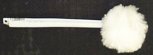 Bowl Mop with white acrylic material head 12 inch total length
