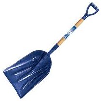 Poly Scoop Grain Shovel 27 inch Ash Wood Handle with Poly D Grip. No. 79722. No. 12 Size equivalent