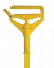 Wet mop handle quick change plastic head fiberglass handle 60 inches long 1 inch diameter overall length is 65 inches No.90FG