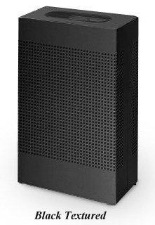 Designer Line Silhouettes SR14EPL Small Rectangular Waste Receptacle 13 gallon
