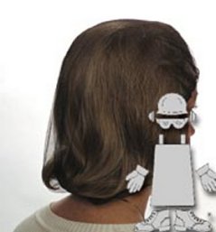 Hair Net Heavy Weight Polyester Brown Meets FFDCA requirements for food contact pick size 1000 per case