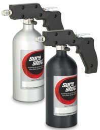 Sure Shot Sprayer model M Silver Anodized finish