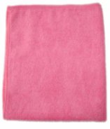 Micro Fiber towel 16 inches x 16 inches pink 25 per pack