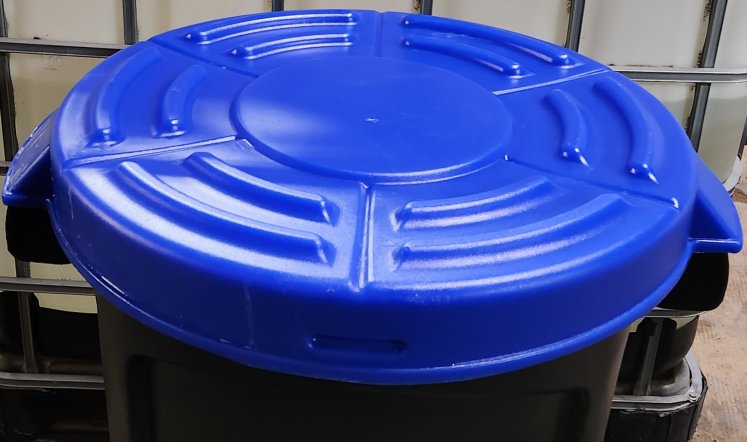 Flat lid Heavy Duty for 44 gallon vulcan blue
