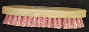 PLASTIC HAND SCRUB BRUSH 10 inches long X 2.25 inch wide 160