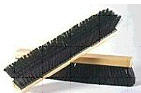 Push Brooms 18 inches wide with stiff black polypropylene trim in hard wood block. 2418A