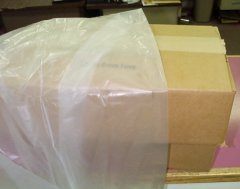 Trash Bags 3 mil Clear Super Heavy 40 gallon to 45 gallon size 40 x 47   50 per case