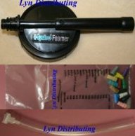 Hydrofoamer Lids proportioner with metering tips with suction tube and strainer end fits hydrofoamer 481 or 483