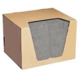 Absorbent pads grey universal heavy weight  15 inch x 19 inch 100 per Box