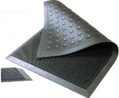Rubber Finger Mat 24 inch x 32 inch This entrance mat has .5 Inch rubber fingers
